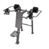 Krachttraining schouder press 2 Versterk schouders en armen met dit outdoor toestel van RVS304. Ideaal voor deltoid- en bicepstraining en betere gewrichtsmobiliteit.
